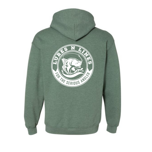 LNL Hoodie Heather Green