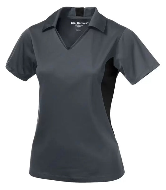 COAL HARBOUR® SNAG RESISTANT COLOUR BLOCK LADIES' POLO. L4001