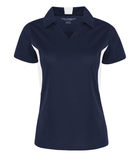 COAL HARBOUR® SNAG RESISTANT COLOUR BLOCK LADIES' POLO. L4001